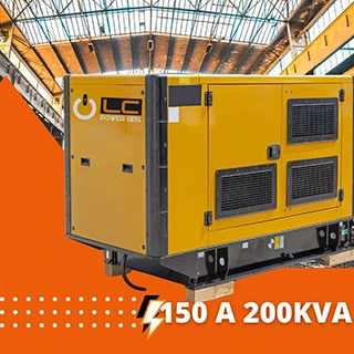Gerador de energia 150A 200kva