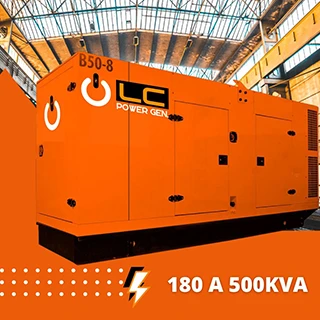 Gerador de energia 180a 500kva